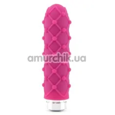 Вібратор KEY Charms Petite Massager Lace, рожевий - Фото №1