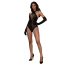 Боди Star Night Bat Open Bodysuit, черное - Фото №8