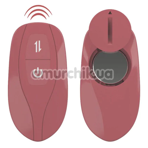 Страпон с вибрацией и толчками Your Strap-On Collection Set Harness RC Thrusting Vibrator, розовый