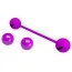 Вагінальні кульки Pretty Love Kegel Ball III, фіолетові - Фото №4