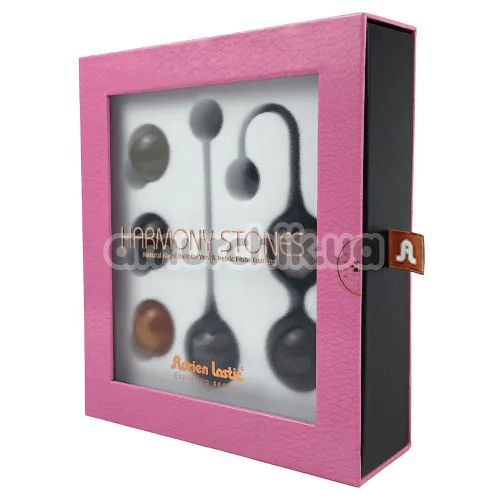 Вагинальные шарики Adrien Lastic Harmony Stones, черные