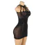 Сукня Star Night Sparkle Rhinestone Fishnet Dress, чорна - Фото №8