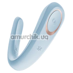 Вибратор Satisfyer Double Classic, голубой - Фото №1