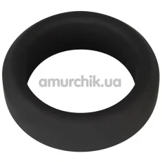 Ерекційне кільце Black Velvets Cock Ring 3.2 см, чорне - Фото №1