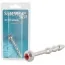 Уретральна вставка із червоним кристалом Sextreme Steel Jewel Cockpin, срібна - Фото №5
