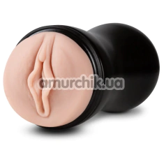 Искусственная вагина M For Men Soft+Wet Pussy With Pleasure Ridges, телесная - Фото №1