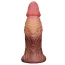 Фалоімітатор Dual-Layered Silicone Nature Cock LV411017, коричневий - Фото №2