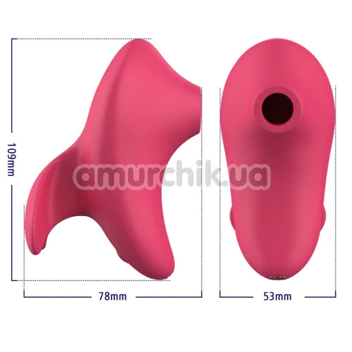 Симулятор орального сексу для жінок Sweet Play Clitoral Suction Vibrator A15, рожевий