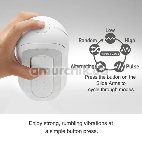 Мастурбатор Tenga Flip Zero Electronic Vibration, прозрачный