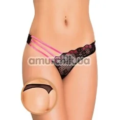 Трусики-стринги женские G-string черные (модель 2414) - Фото №1