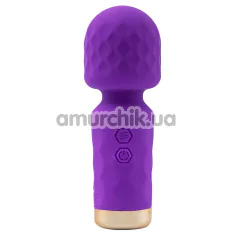 Универсальный вибромассажер M'Lady Mini Vibrating Wand, фиолетовый - Фото №1