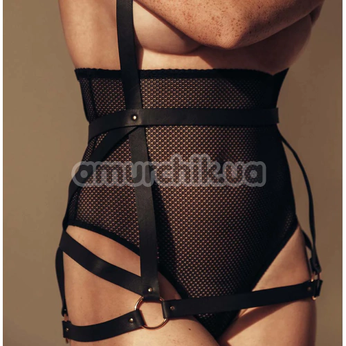 Портупея Bijoux Indiscrets Maze Arrow Dress Harness, черная