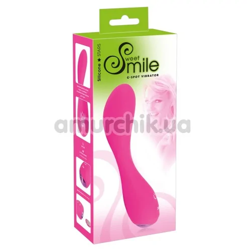 Вибратор для точки G Smile G-Spot Vibrator, розовый