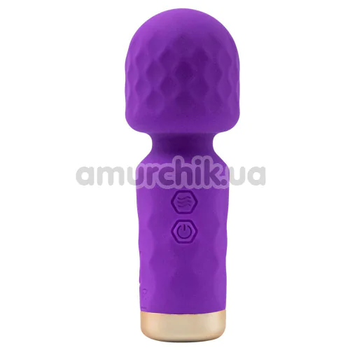 Универсальный вибромассажер M'Lady Mini Vibrating Wand, фиолетовый - Фото №1