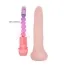 Вібратор Bendable Vibrating Dong, тілесний - Фото №5