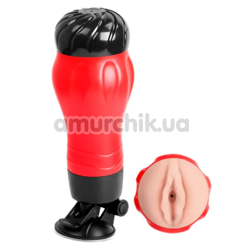 Мастурбатор Crazy Bull Maurice Vagina 00900T47N, червоний - Фото №1