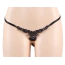 Трусики-стрінги Star Night Floral And Rhinestone G-String, чорні - Фото №3