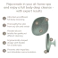 Щетка для тела Geske Body Brush 4 in 1 Suction Mount Metal, зеленая - Фото №7