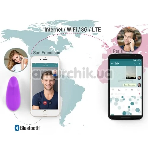 Кліторальний вібратор Vibease, фіолетовий
