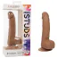 Фалоімітатор Silicone Studs 6, коричневий - Фото №16