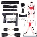 Бондажный набор Lockink Yeahwow Bed Restraint Set, черный - Фото №1