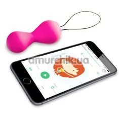 Вагінальні кульки Gballs 2 App - Petal Rose, рожеві - Фото №1