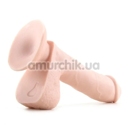 Фаллоимитатор Basix Rubber Works 7.5 Dong With Suction Cup, телесный