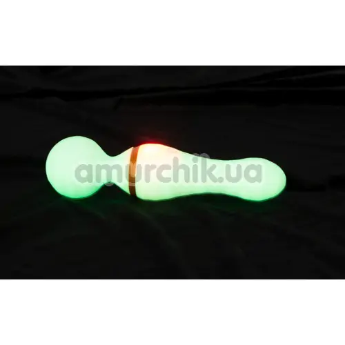 Універсальний вібромасажер Glow In The Dark Wand, світиться у темряві