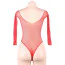 Боді Star Night Sexy Fishnet Rhinestone Bodysuit, червоне - Фото №6