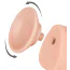 Фаллоимитатор Sliding-Skin Dual Layer Dong 9.5 с мошонкой, телесный - Фото №5