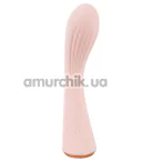 Вібратор для точки G Super Soft Double Layer Silicone G-Spot Vibrator, рожевий - Фото №1