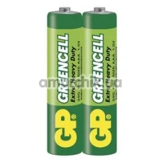 Батарейки GP Greencell Extra Heavy Duty ААА, 2 шт - Фото №1