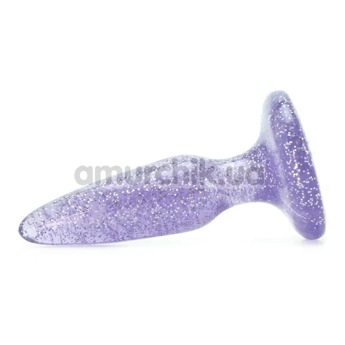 Анальна пробка Starlight Gems Booty Boppers Mini, фіолетова