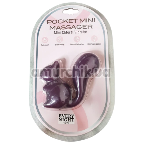 Вибратор Odeco Every Night Toys Pocket Mini Massager Debbie, фиолетовый