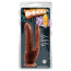 Подвійний фалоімітатор Rubicon Dark Magic Dual Penis 7.7, коричневий - Фото №3