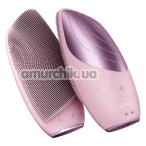 Ультразвуковая щетка для лица Geske Sonic Thermo Facial Brush 6 in 1, светло-розовая - Фото №1