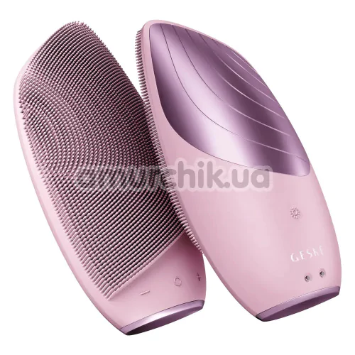 Ультразвуковая щетка для лица Geske Sonic Thermo Facial Brush 6 in 1, светло-розовая - Фото №1