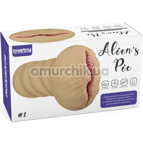 Штучна вагіна Alien's Pie Masturbator #1, тілесна