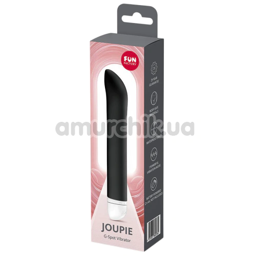 Вібратор для точки G Fun Factory Joupie Black, чорний