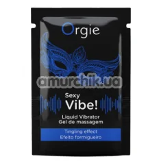 Збуджуючий гель з ефектом вібрації Sexy Vibe! Liquid Vibrator, 1 мл - Фото №1