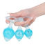 Анальна пробка Liebe Seele Crystal Heart-Shaped Anal Plug Small, блакитна - Фото №4