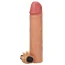 Насадка на пенис с вибрацией Revolutionary Silicone Nature Extender LV414101, телесная - Фото №1