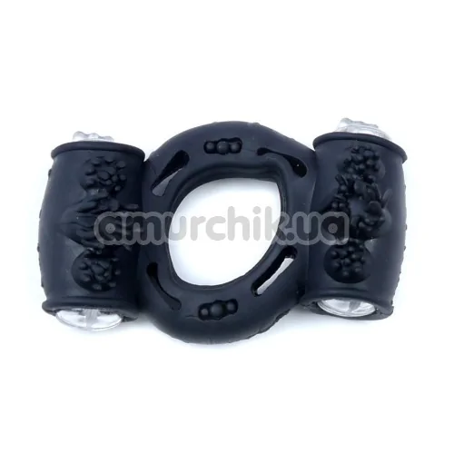 Виброкольцо для члена Boss Series Ring Double, черное