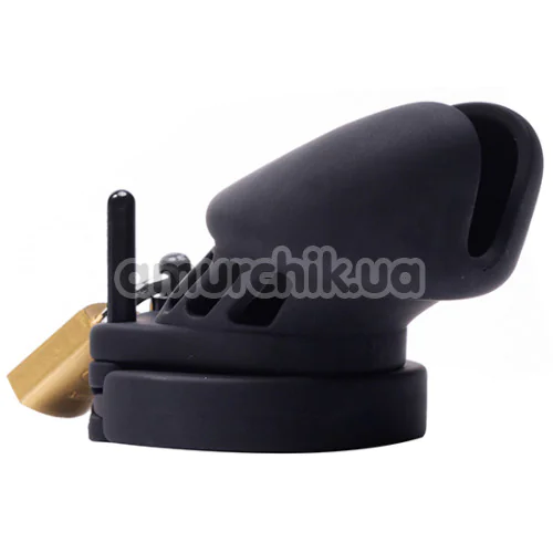Пояс вірності Fantasy Fetish Silicone Cock Cage, чорний
