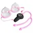 Вакуумная помпа для увеличения груди Breast Pump, розовая - Фото №2