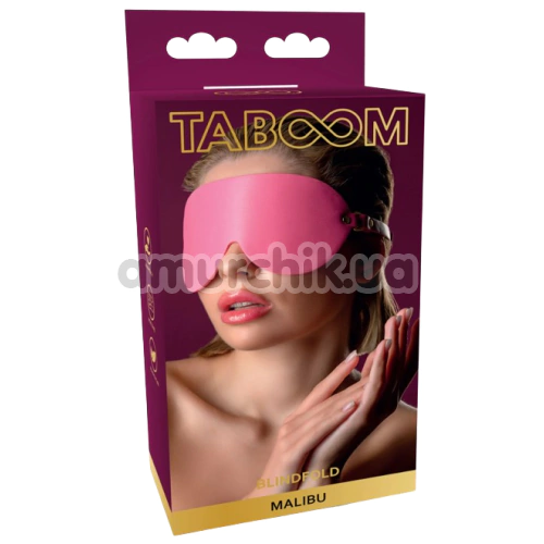 Маска на глаза Taboom Malibu Blindfold, розовая