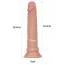 Фаллоимитатор Dual-Layeredd Silicone Nature Cock LVTOY448, телесный - Фото №6