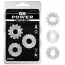 Набір з 3 ерекційних кілець GK Power Gear Up Rings, прозорий - Фото №2