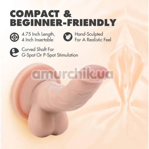 Фаллоимитатор Dr. Skin Mini Cock 4, телесный