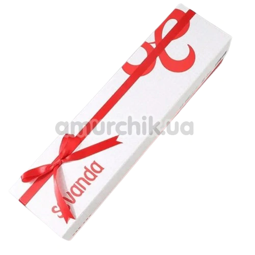 Анальная пробка с белым хвостиком Lockink Sevanda White Fox-Tail Anal Plug Rose, золотая